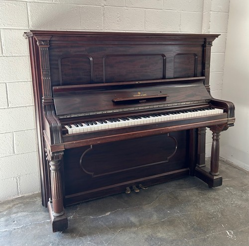 Steinway tall upright piano - steinway,