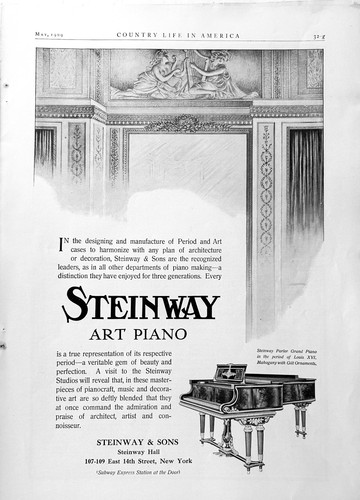 1909 steinway art grand - ad,