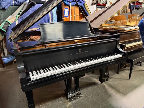 Steinway grand piano - a,